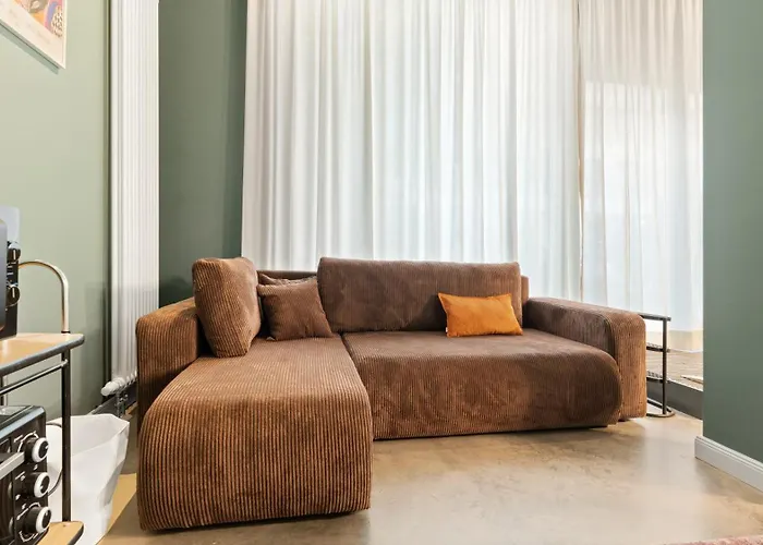 Premium Farbenfrohes Urban Hideaway & Parkplatz Apartmán Niederdorla