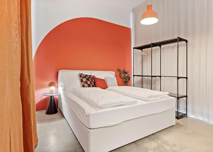 Premium Farbenfrohes Urban Hideaway & Parkplatz Apartmán